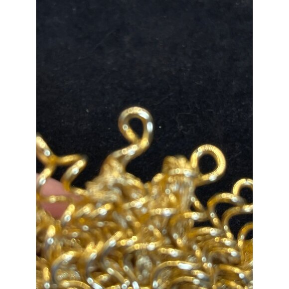 VTG. Hobé Gold-Toned Woven Sunburst Hair Cip Barrette Mid Century Modern RARE - Picture 3 of 8